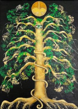 Drevo življenja (Akril-platno - 50x60) Marcela Kopitar